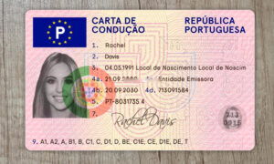 Carta de condução portuguesa